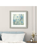 John Lewis framed print Powder Blue Flowers 60.5cm (British brand)
