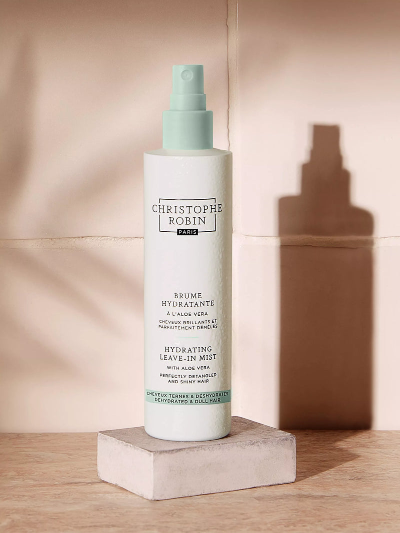 Christophe Robin Hydrating Leave-in Mist with Aloe Vera 150ml, imported from the UK