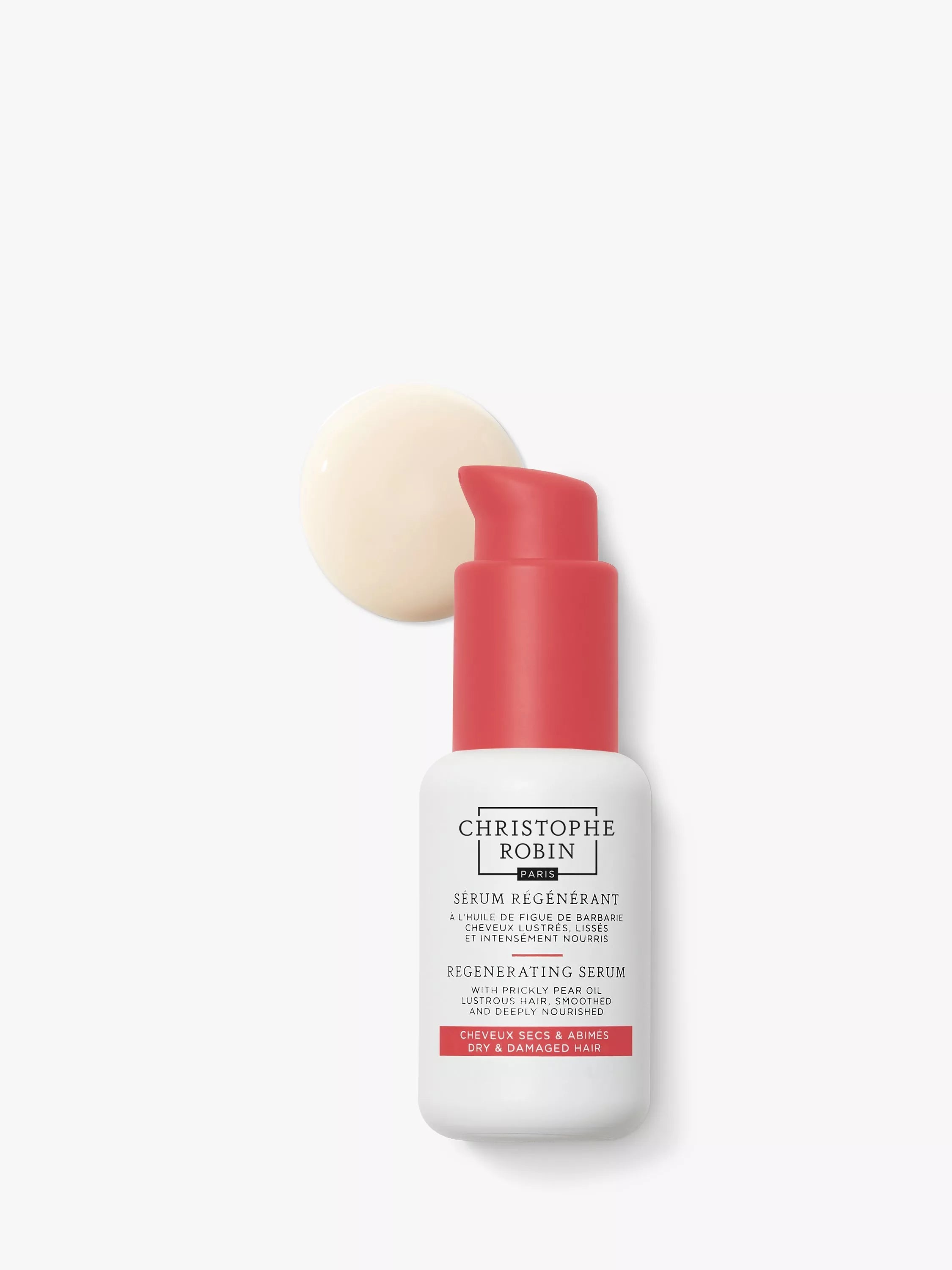Christophe Robin regenerating serum with prickly pear oil 50ml, imported from the UK