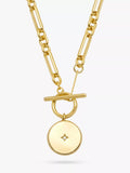 Estella Bartlett cubic zirconia T bar necklace, imported from the UK