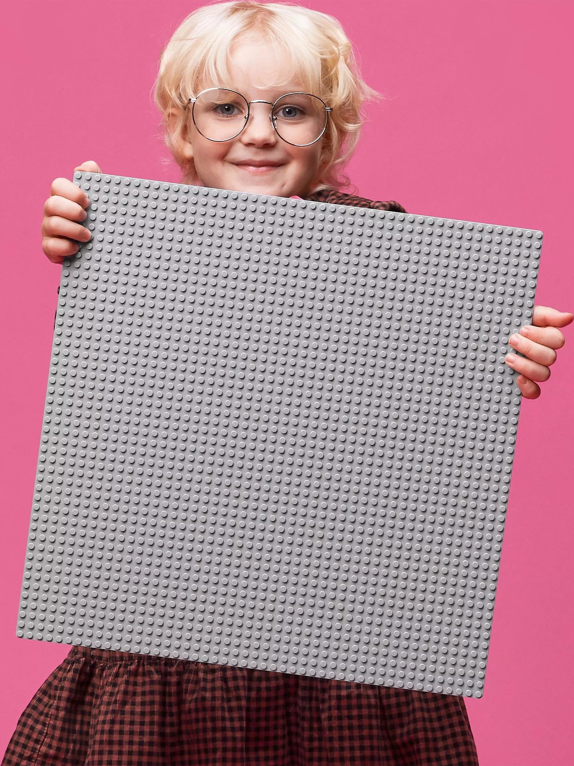 LEGO Classic grey baseplate 38x38 cm, UK version