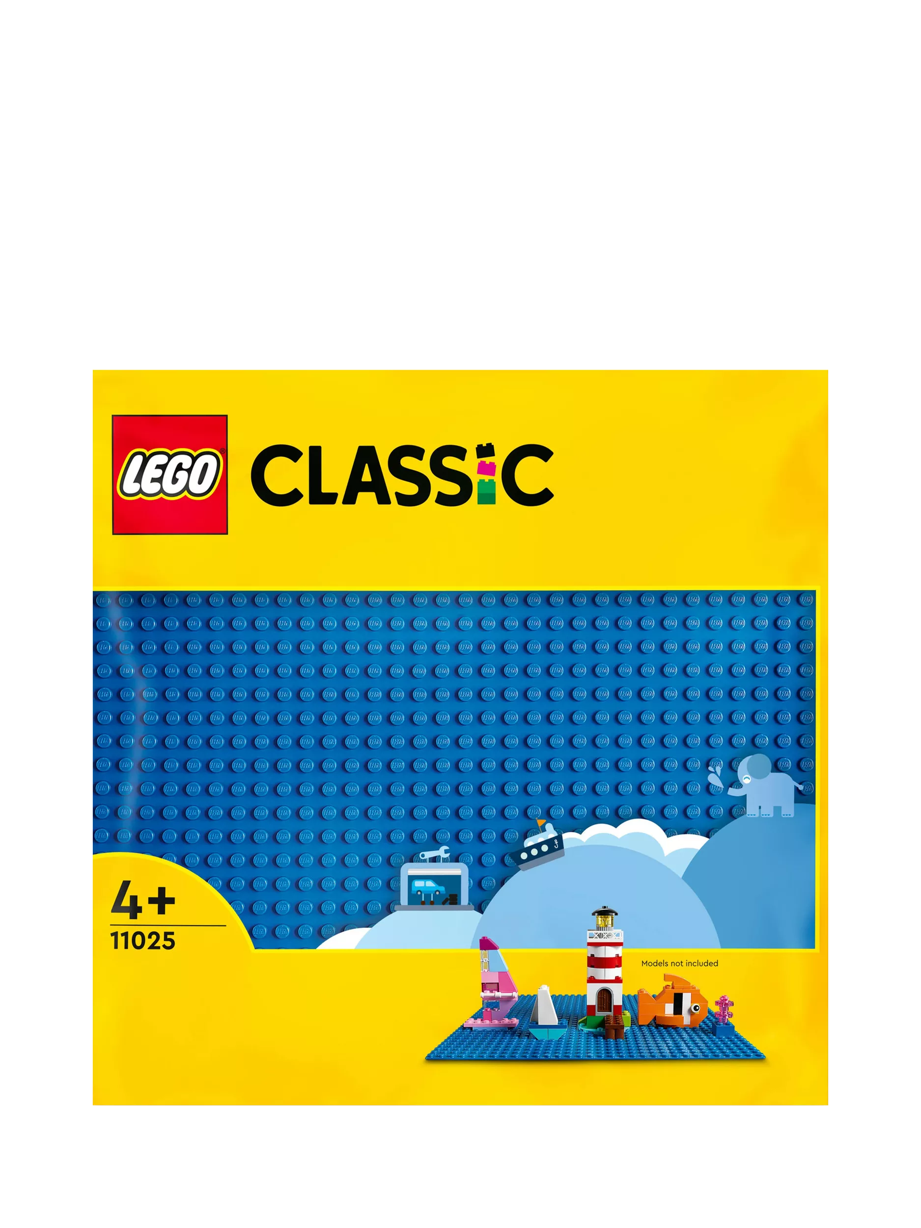 LEGO Classic blue baseplate 11025 - (British brand)