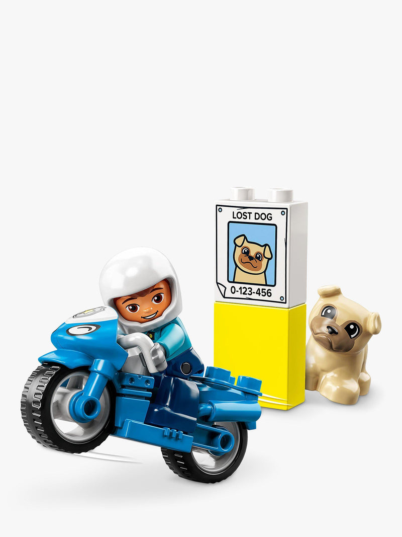 LEGO DUPLO Police Motorcycle 10967 building toy set, UK version