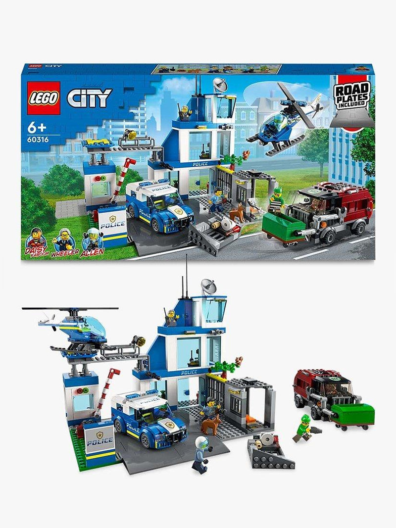 LEGO City Police Station building set 668 pieces (British brand)