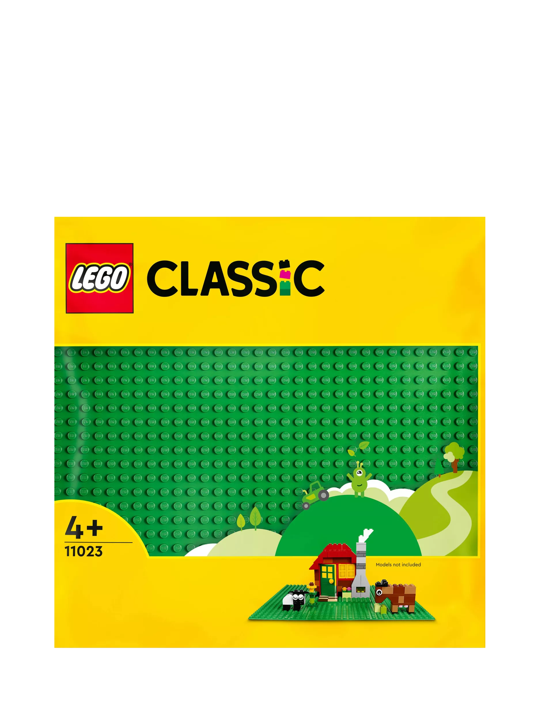 LEGO Classic green building baseplate 11023, imported from the UK