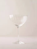 Truly fluted crystal coupe glasses set of 4 340ml - British product