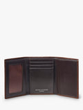Aspinal of London pebble leather trifold wallet, imported from the UK