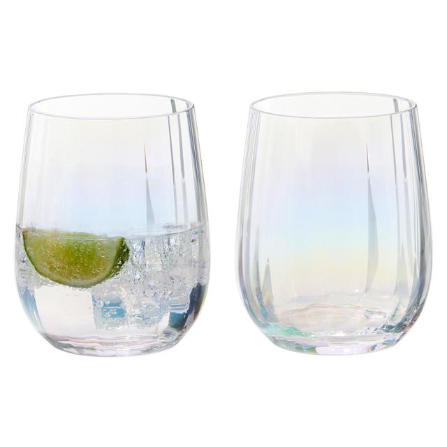 Anton Studio Designs Palazzo Tumblers Set of 2 400ml Lustre    2 per pack GOODS M&S   