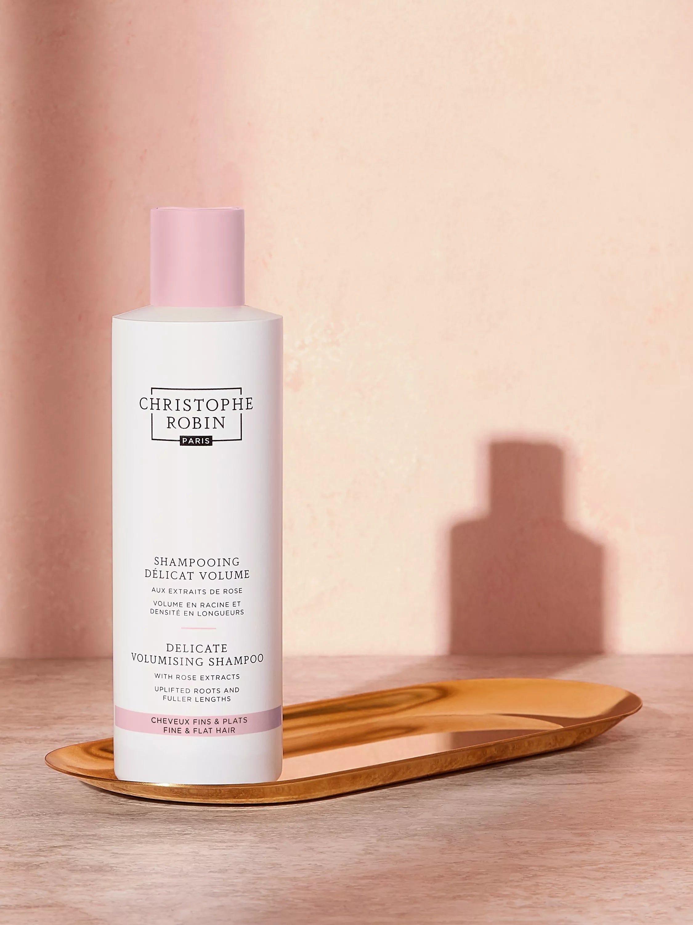Christophe Robin delicate volumising shampoo with rose extracts 250ml - British product