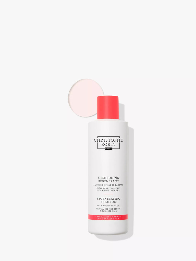 Christophe Robin regenerating shampoo with prickly pear oil 250ml - British product
