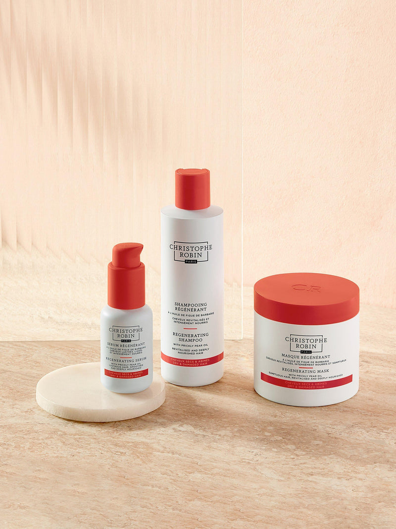 Christophe Robin regenerating shampoo with prickly pear oil 250ml - British product