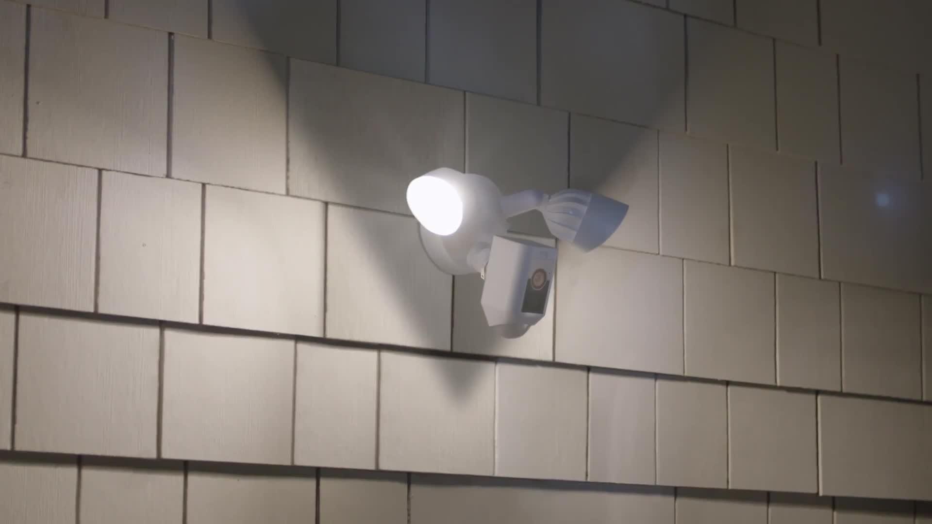Ring Floodlight Cam Wired Plus smart security camera, imported from the UK
