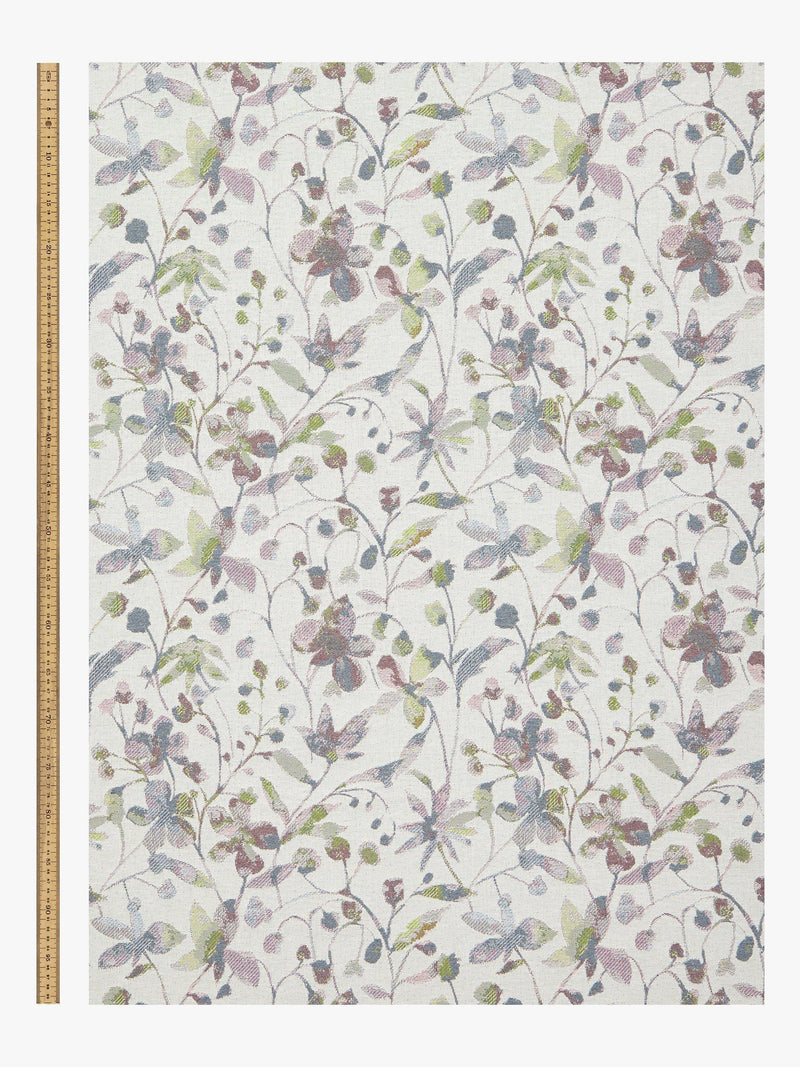 Voyage Rydal floral Jacquard furnishing fabric, UK version