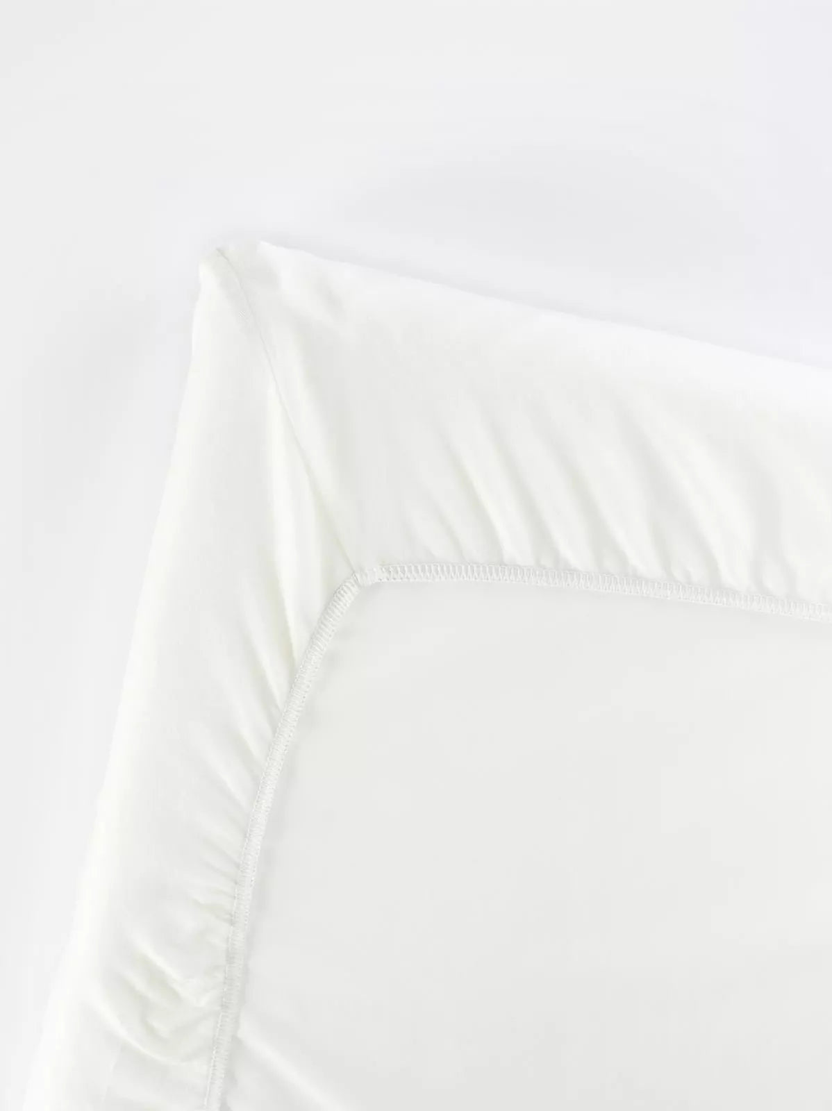 BabyBjörn travel cot light fitted sheet, white - British product