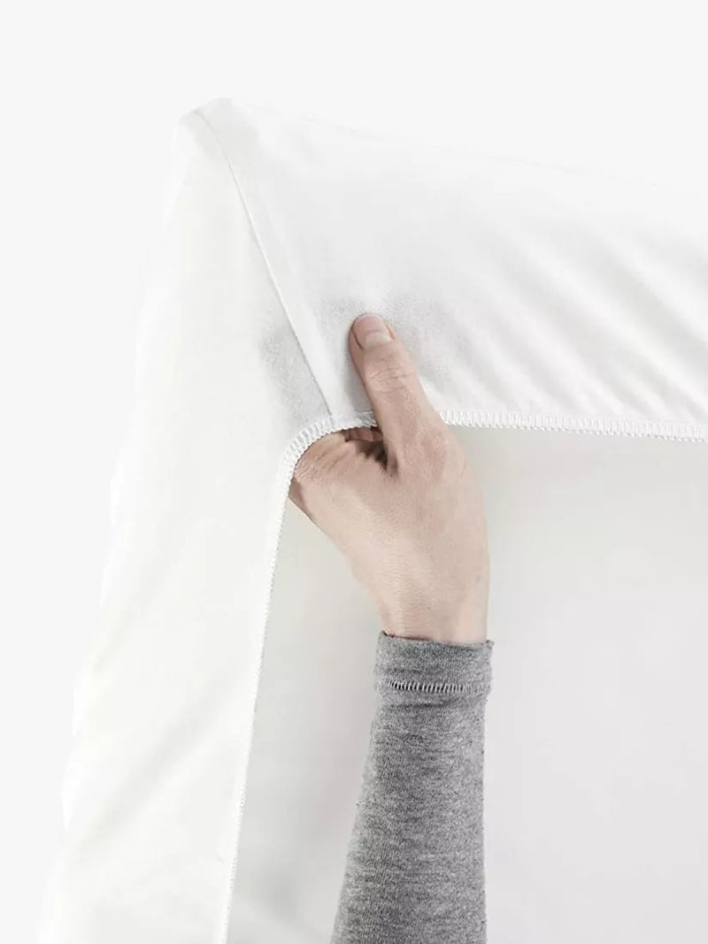 BabyBjörn travel cot light fitted sheet, white - British product