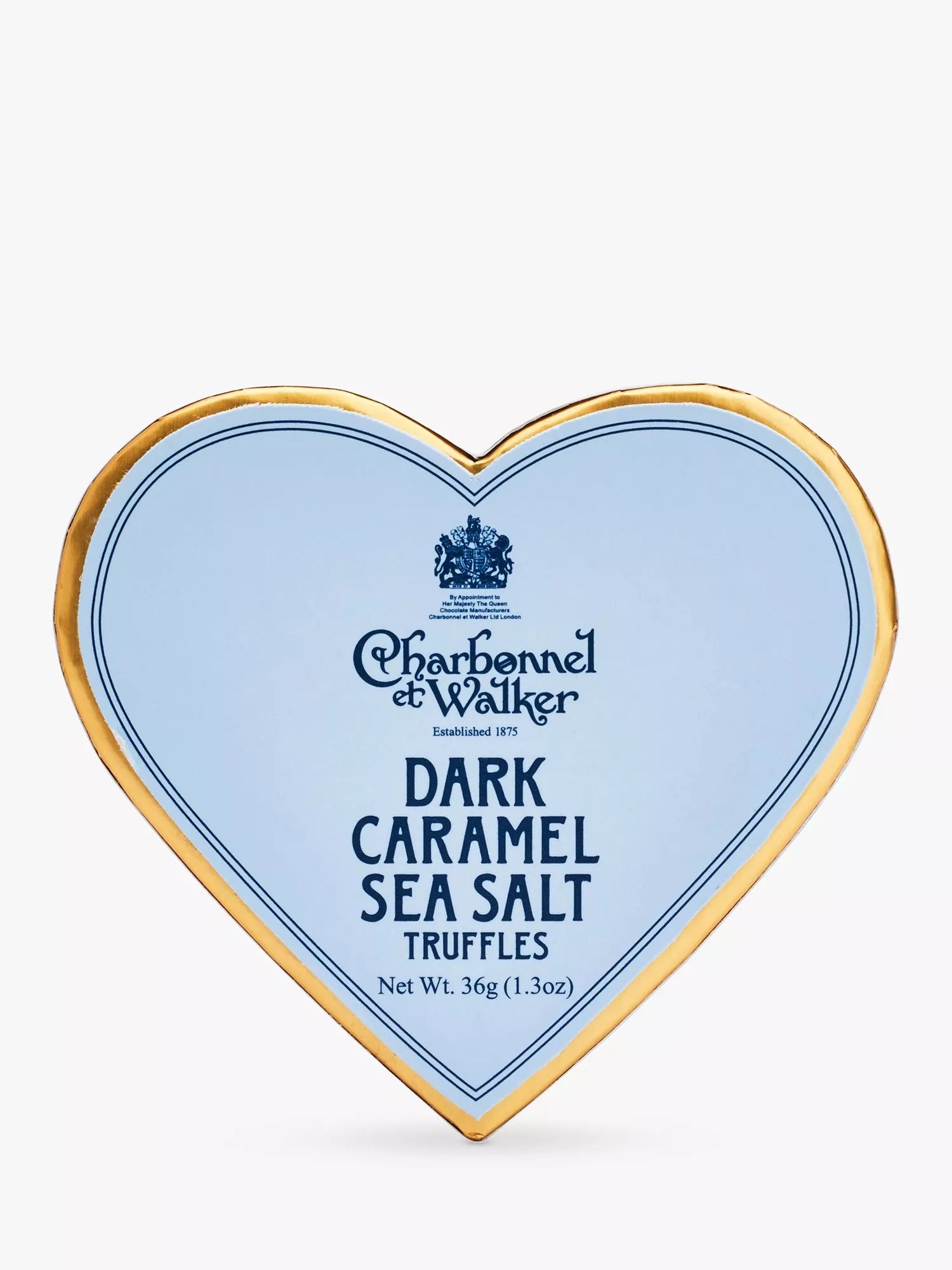 Charbonnel et Walker mini heart box truffles 36g, imported from the UK