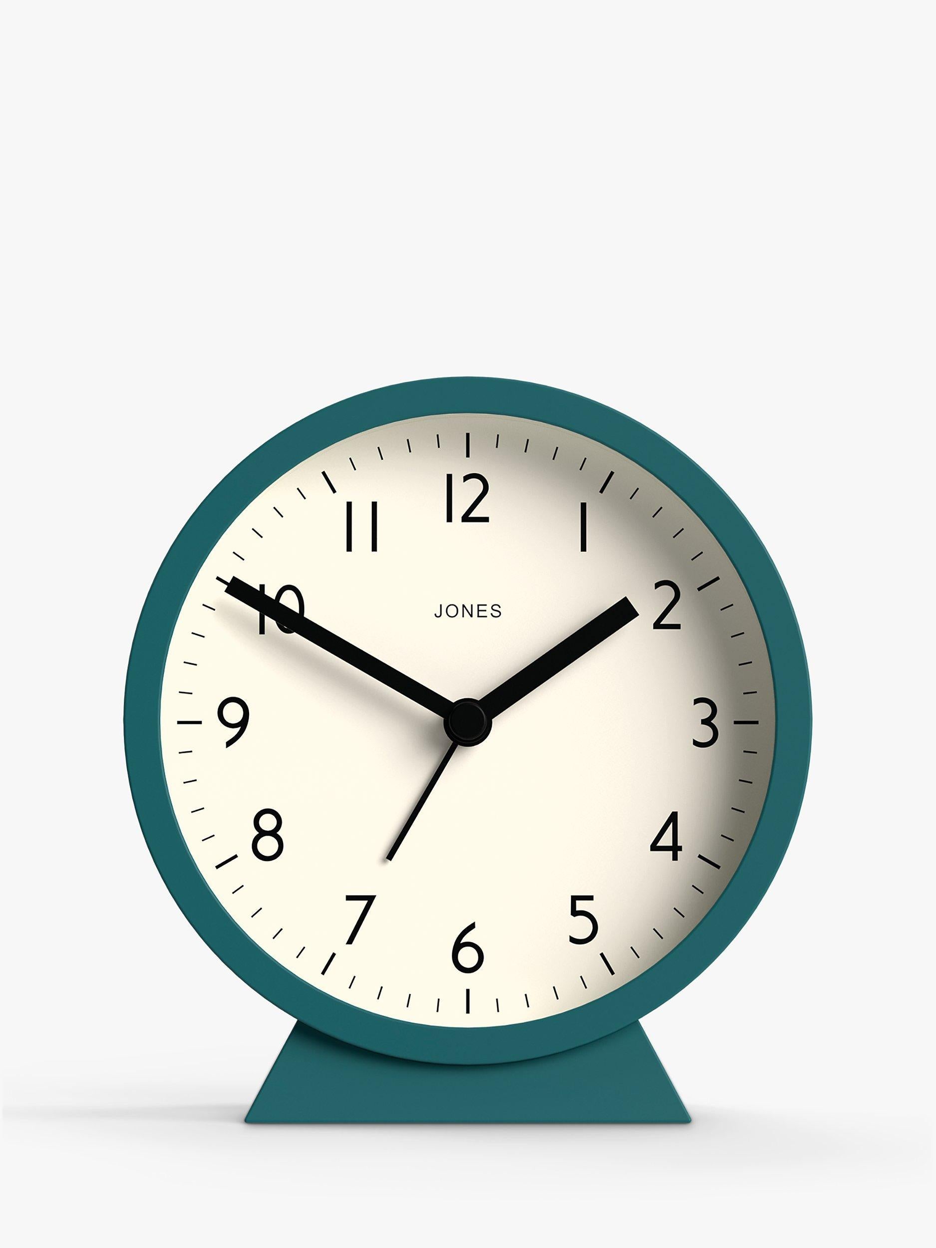 Jones Clocks Daybreak Quartz Analogue Alarm Clock, UK version