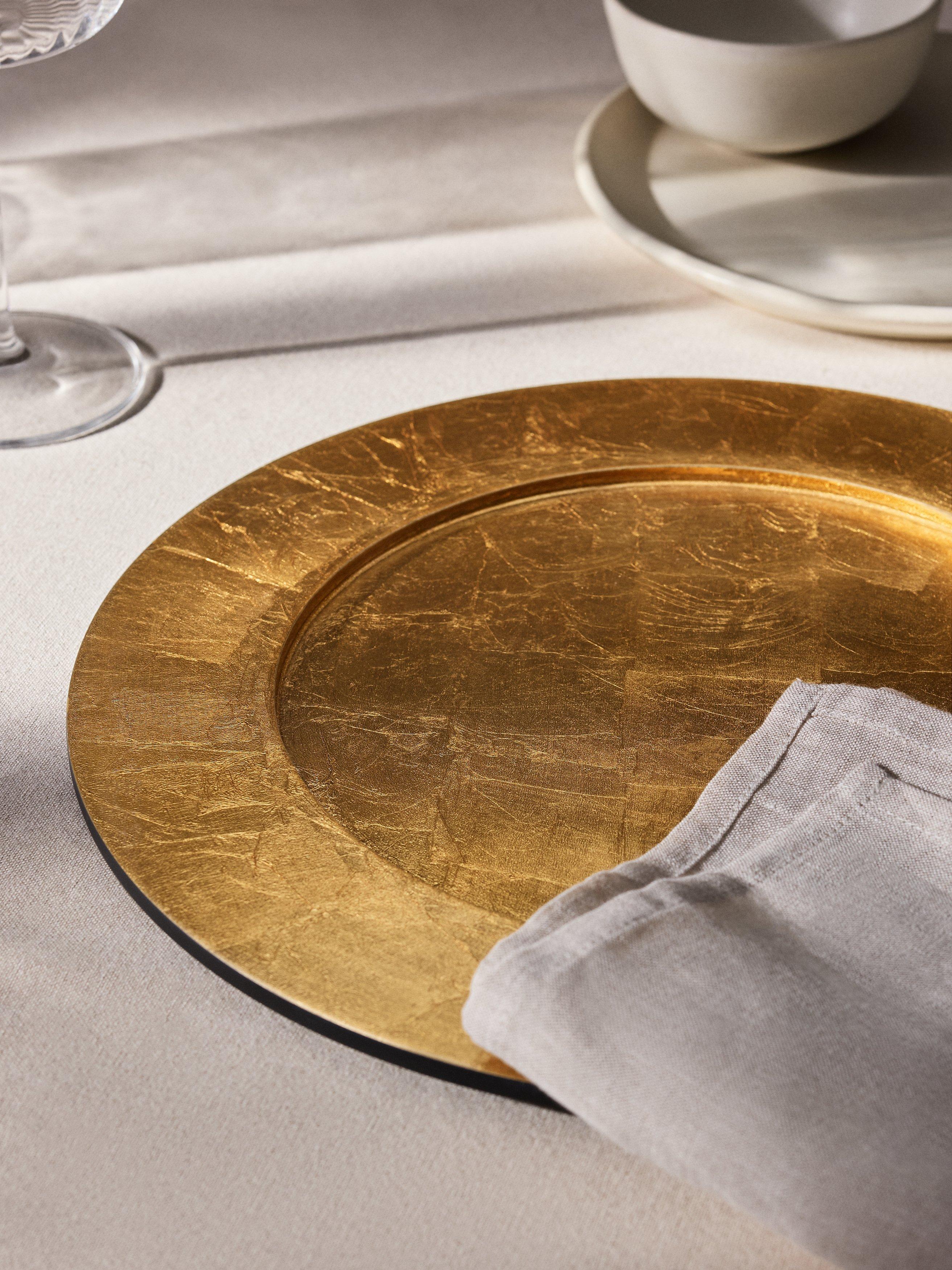 John Lewis lacquered charger plate 33cm FSC certified (British brand)