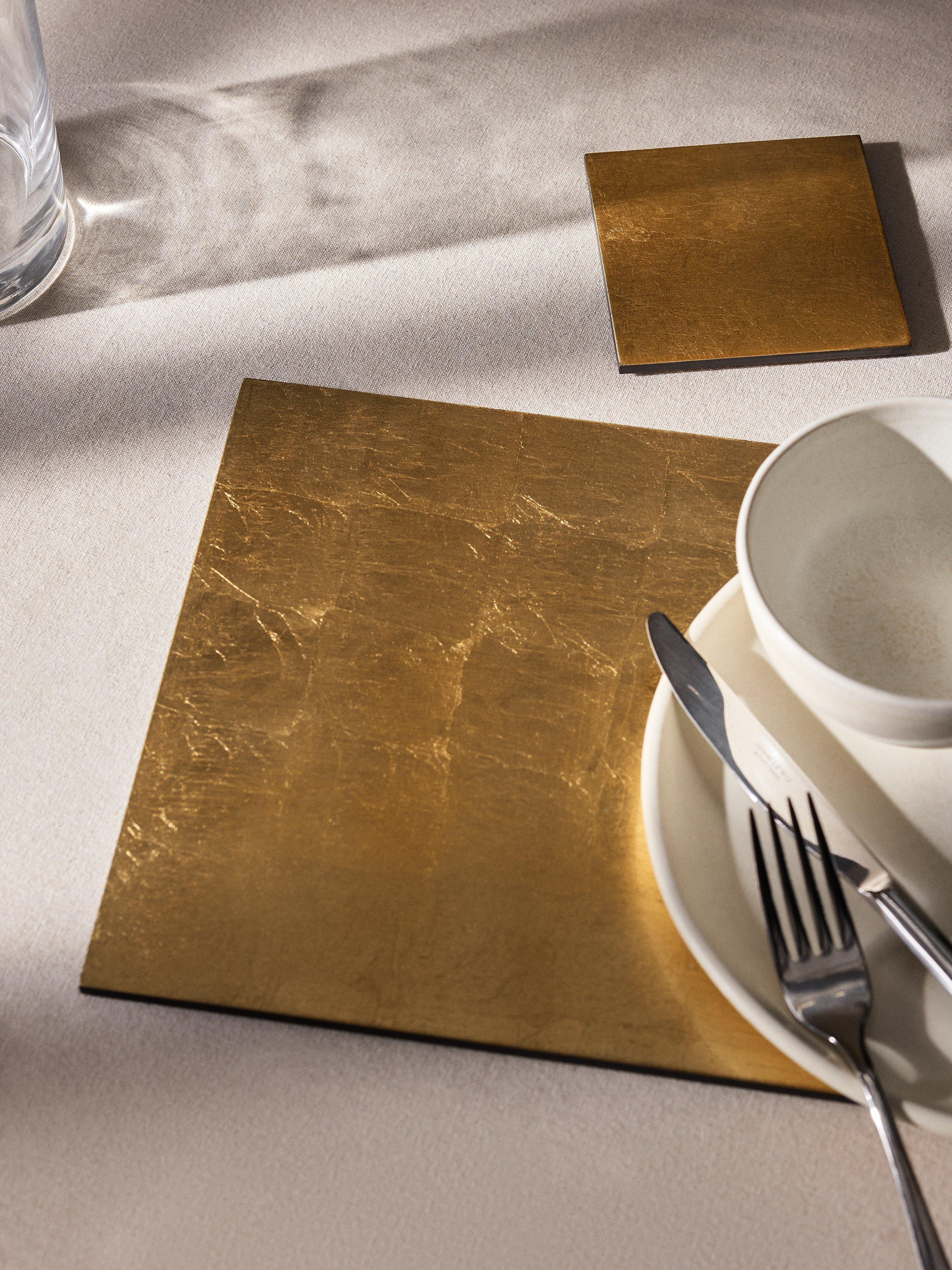 John Lewis lacquered coasters set of 6 FSC certified, UK version