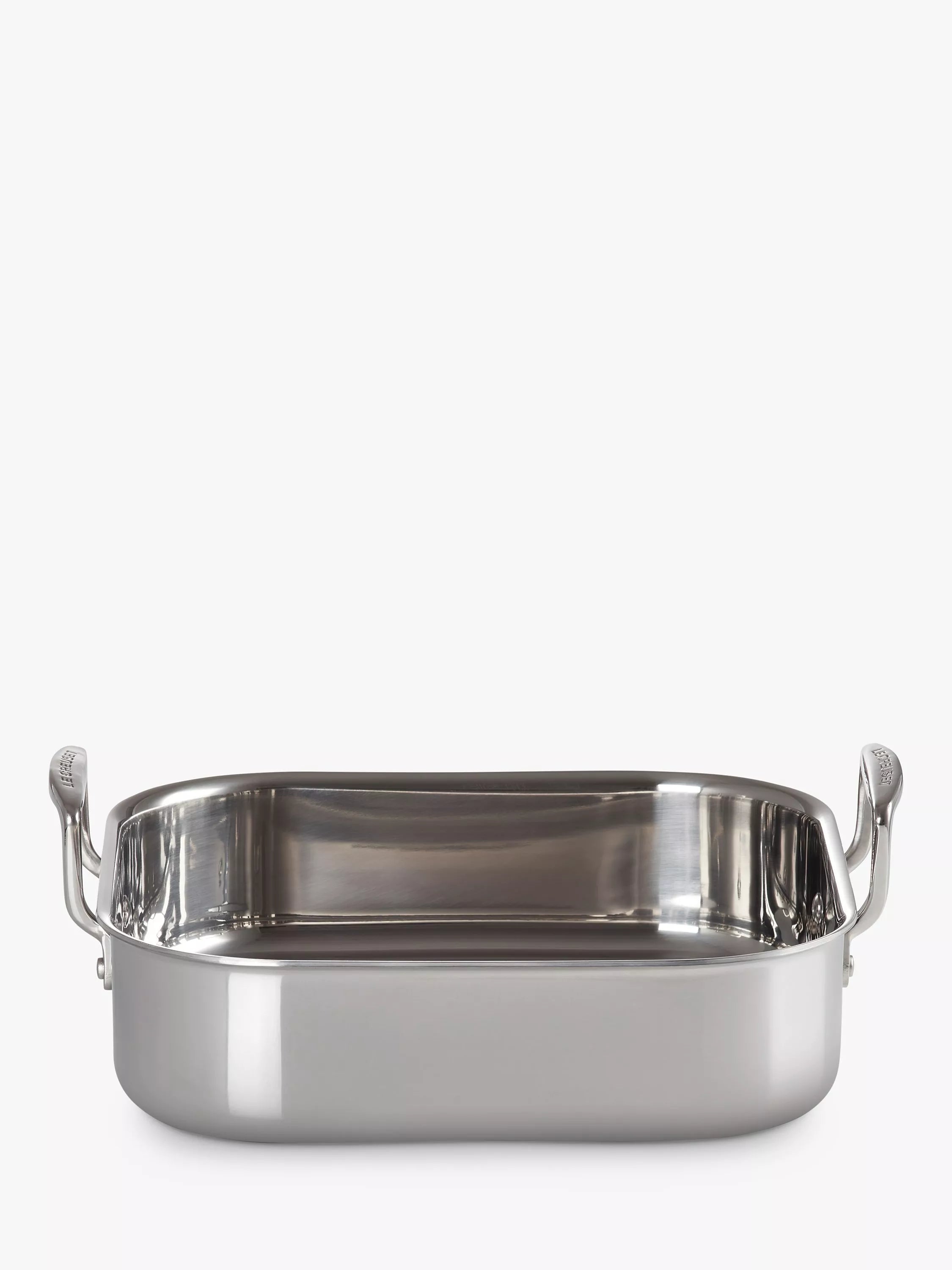 Le Creuset 3-ply stainless steel square roaster 26cm, UK version