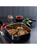 Le Creuset 3-ply stainless steel square roaster 26cm, UK version
