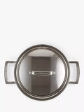 Le Creuset 3-ply stainless steel deep casserole with lid 20cm, UK version