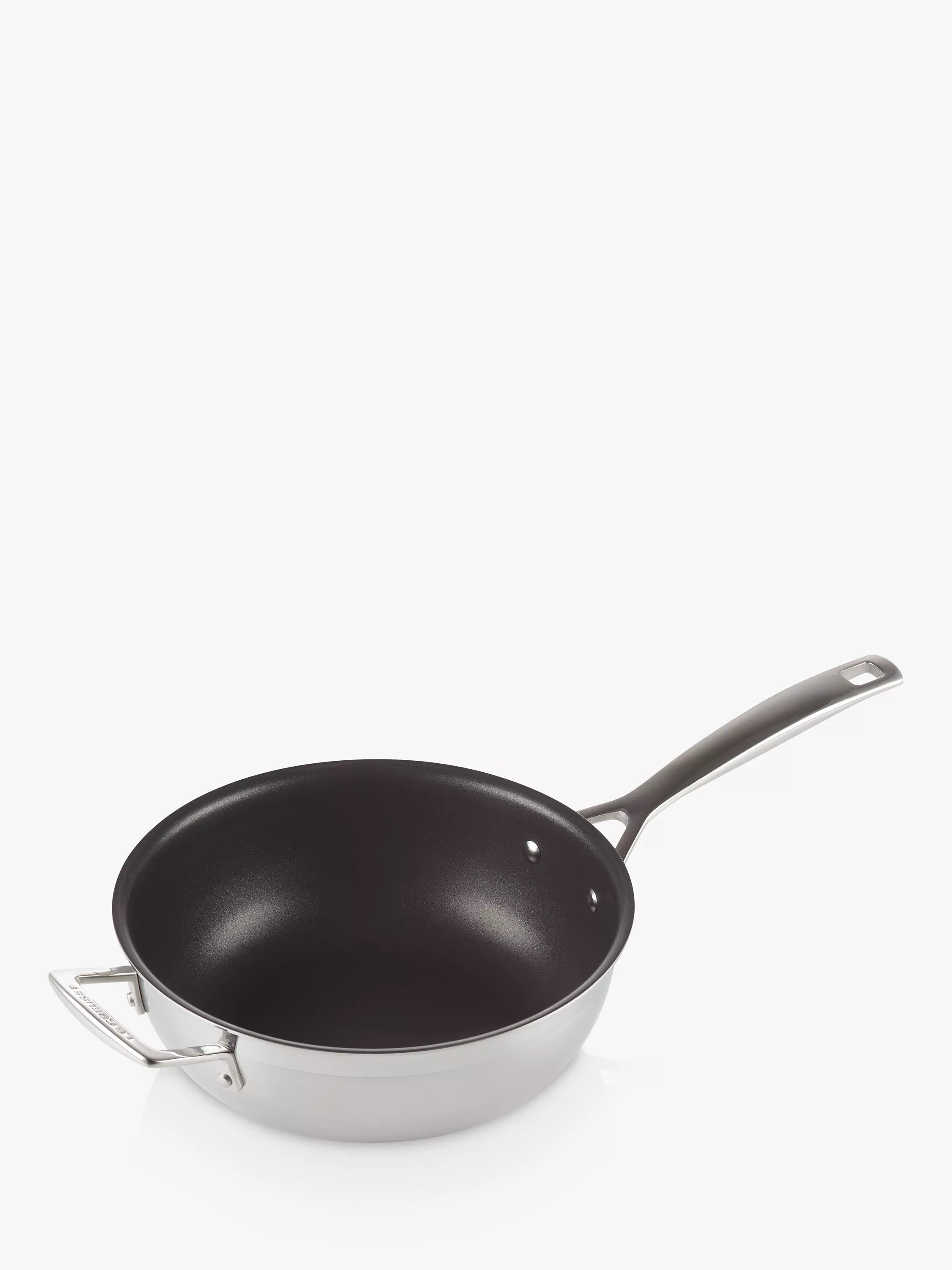 Le Creuset 3-Ply Stainless Steel Non-Stick Chef's Pan and Lid 24cm, UK version