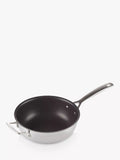 Le Creuset 3-Ply Stainless Steel Non-Stick Chef's Pan and Lid 24cm, UK version