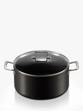 Le Creuset toughened non-stick deep casserole with glass lid 28cm, UK version