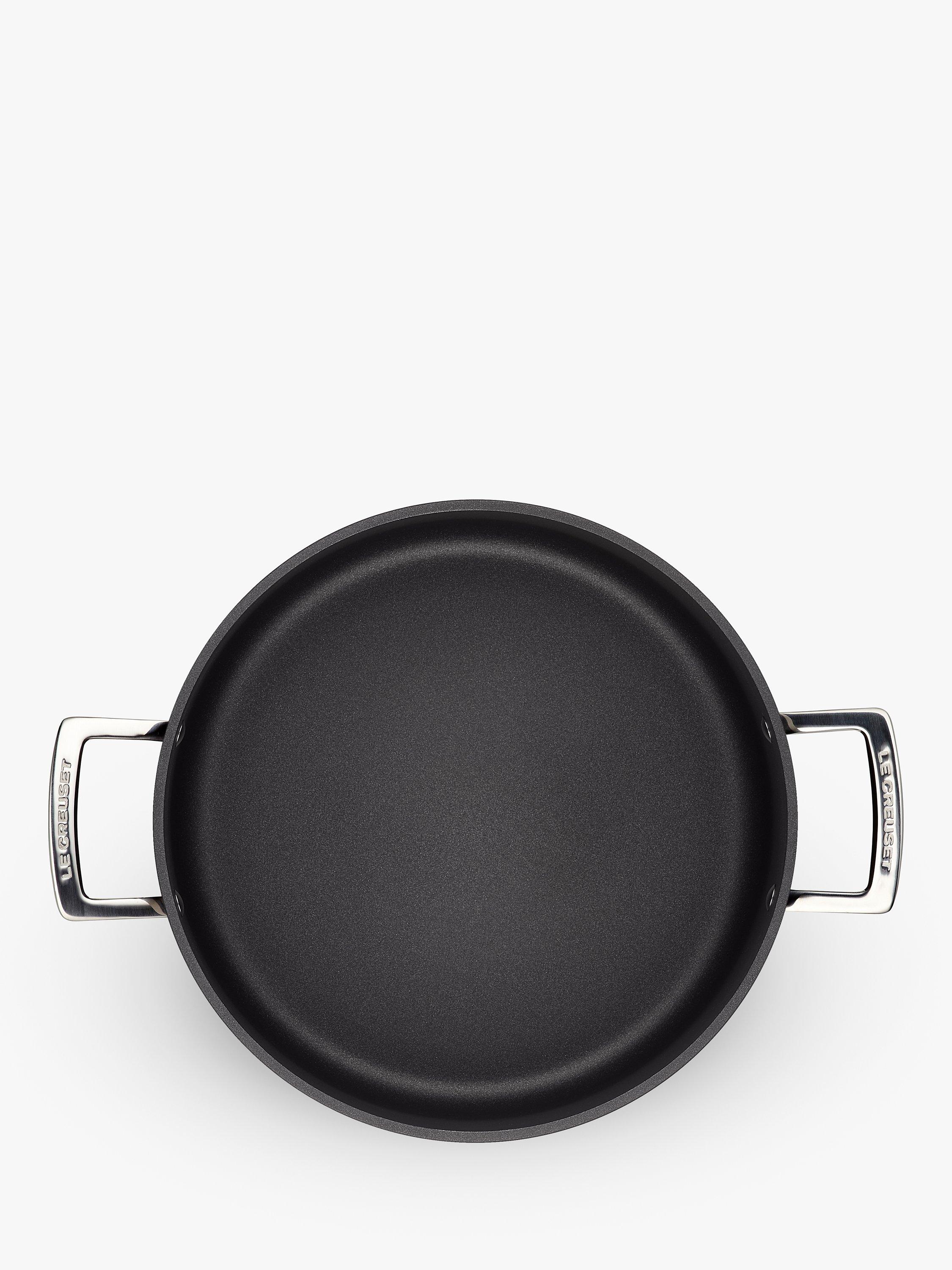 Le Creuset toughened non-stick deep casserole with glass lid 28cm, UK version