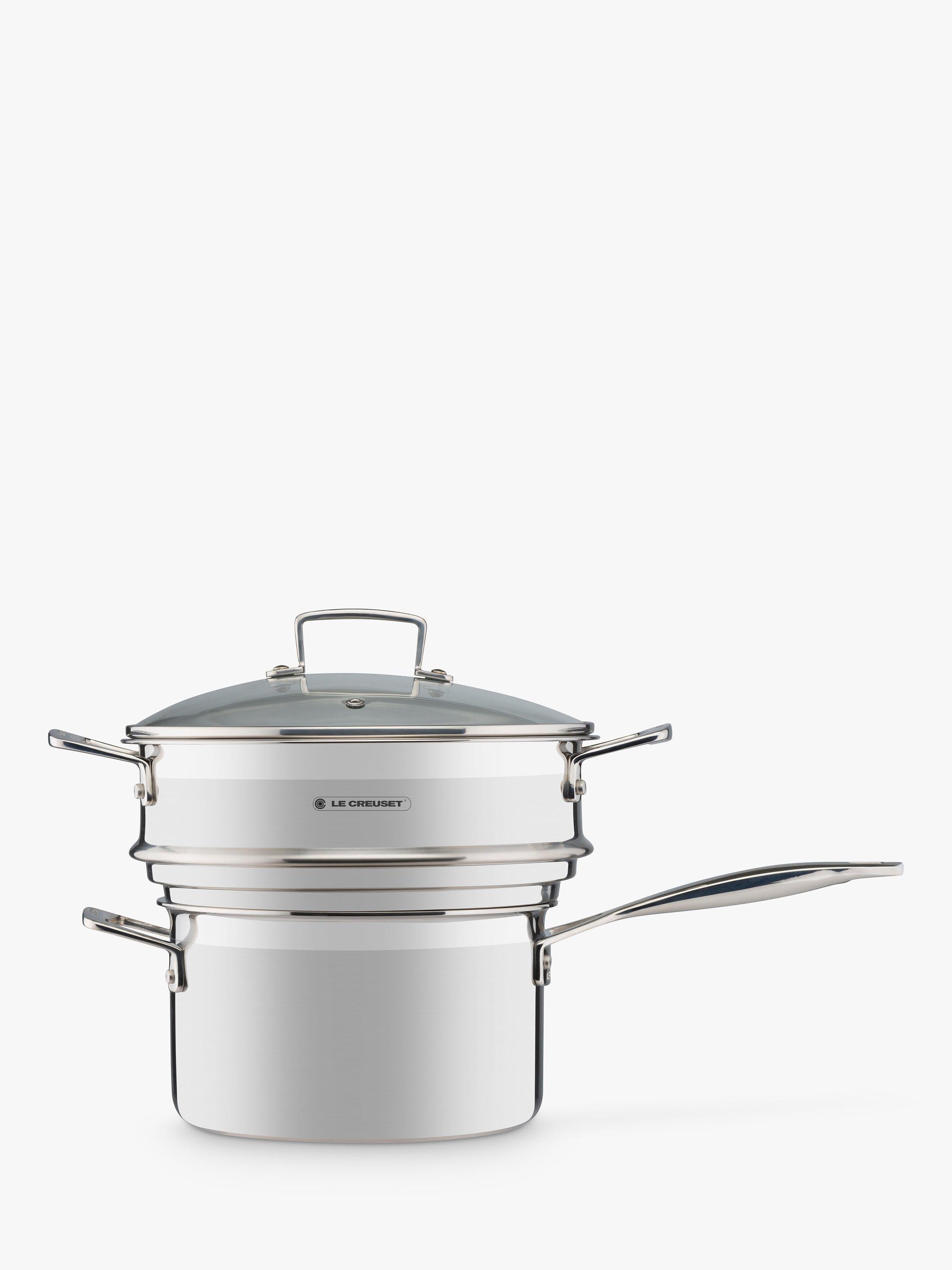 Le Creuset Multi-Steamer with Glass Lid 24cm, UK version