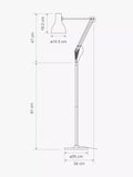 Anglepoise Paul Smith Edition 1 floor lamp 138cm, UK version