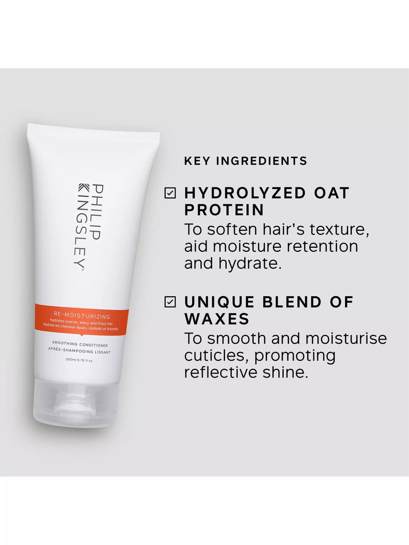 Philip Kingsley Re-Moisturising Conditioner 200ml, imported from the UK