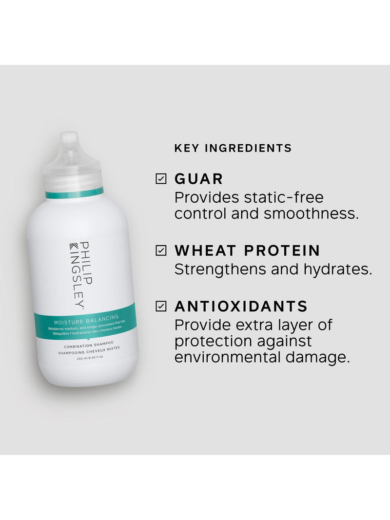 Philip Kingsley Moisture Balancing Shampoo 250ml, imported from the UK