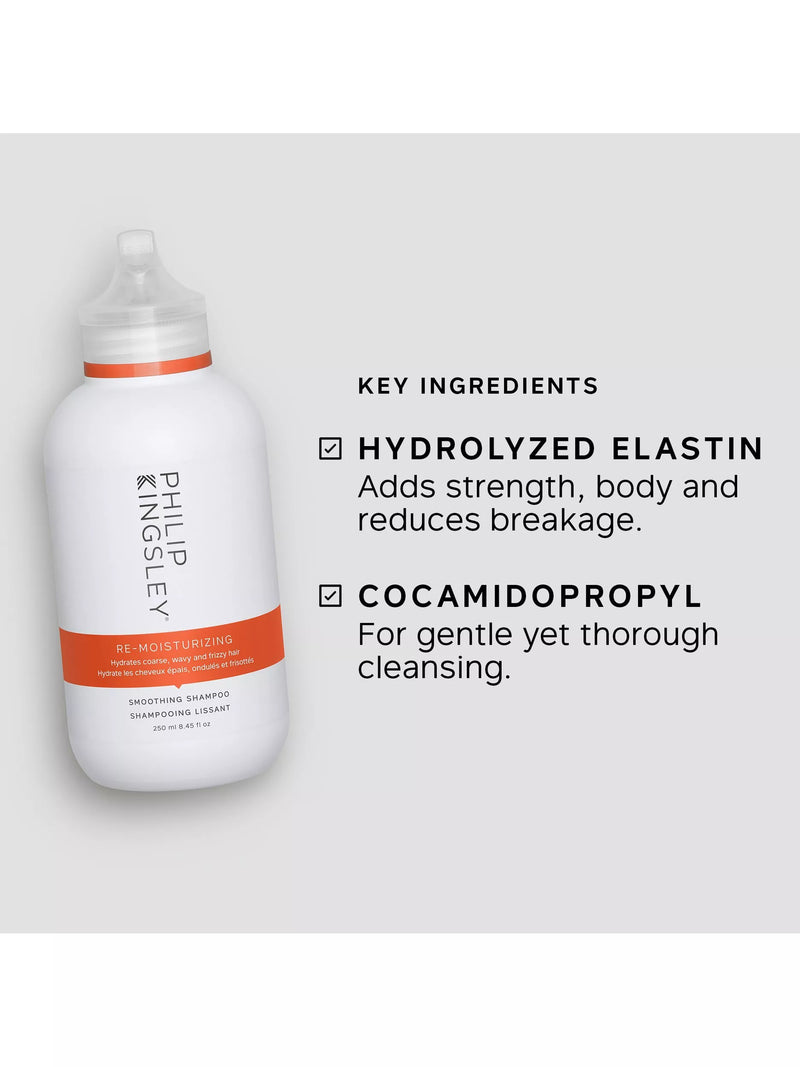 Philip Kingsley re-moisturising smoothing shampoo 250ml, imported from the UK
