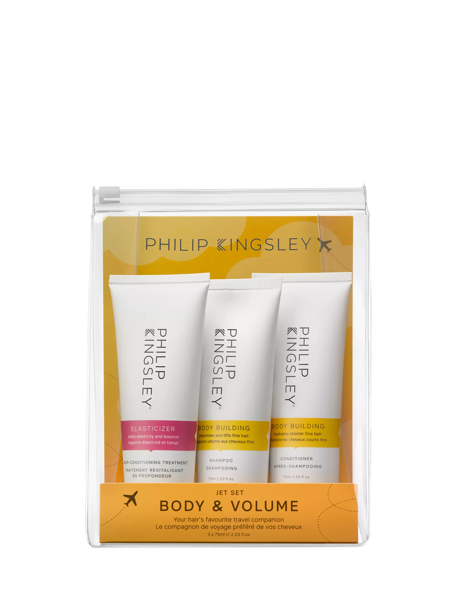 Philip Kingsley Body & Volume Jet Set gift set 75ml each, UK version