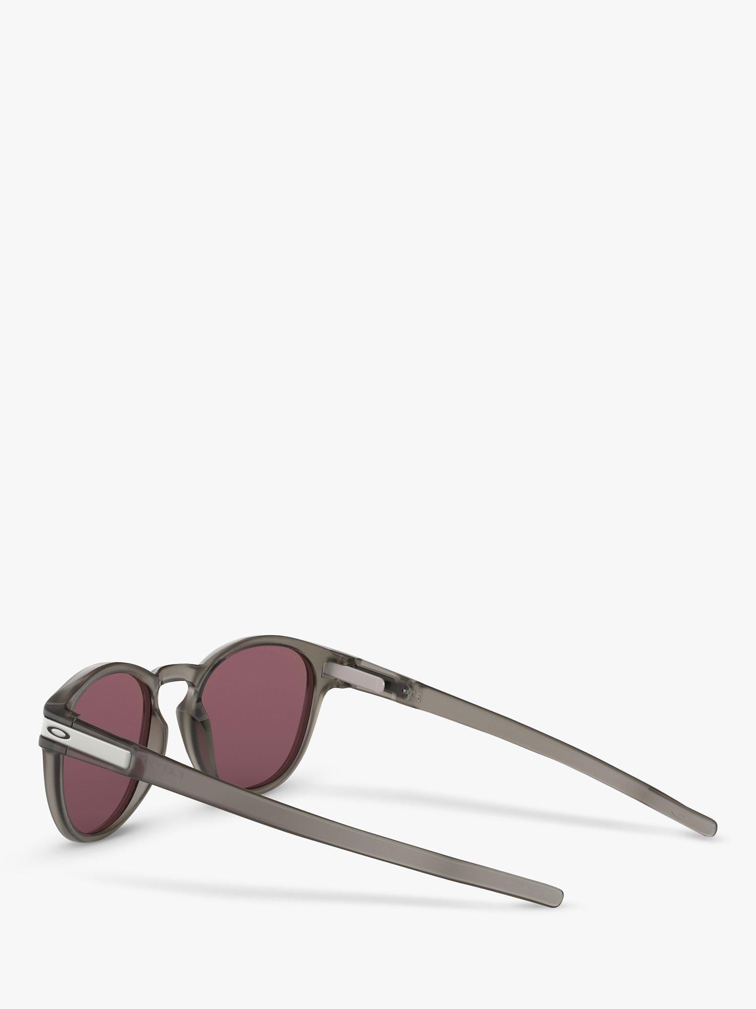 Oakley Latch oval polarized sunglasses in grey and blue - British product