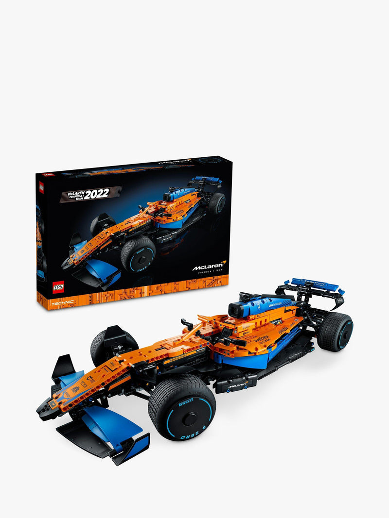 Formula 1 Race Car Building Set with Moving Parts, 1432 Pieces