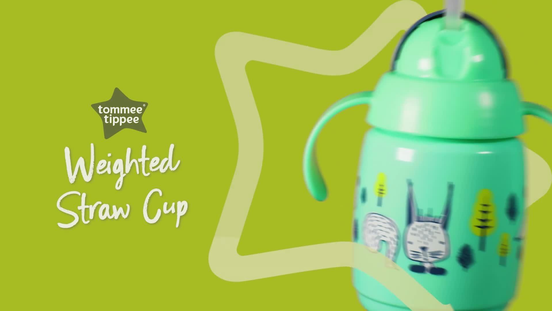 Tommee Tippee Trinklernbecher mit Strohhalm für Kleinkinder (britische Marke)