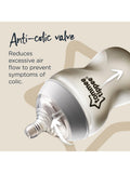 Tommee Tippee baby bottles with anti-colic teats, pack of 3, 150ml (British brand)