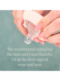 Tommee Tippee anti-colic fast flow silicone baby bottle teats pack of 2 (British brand)