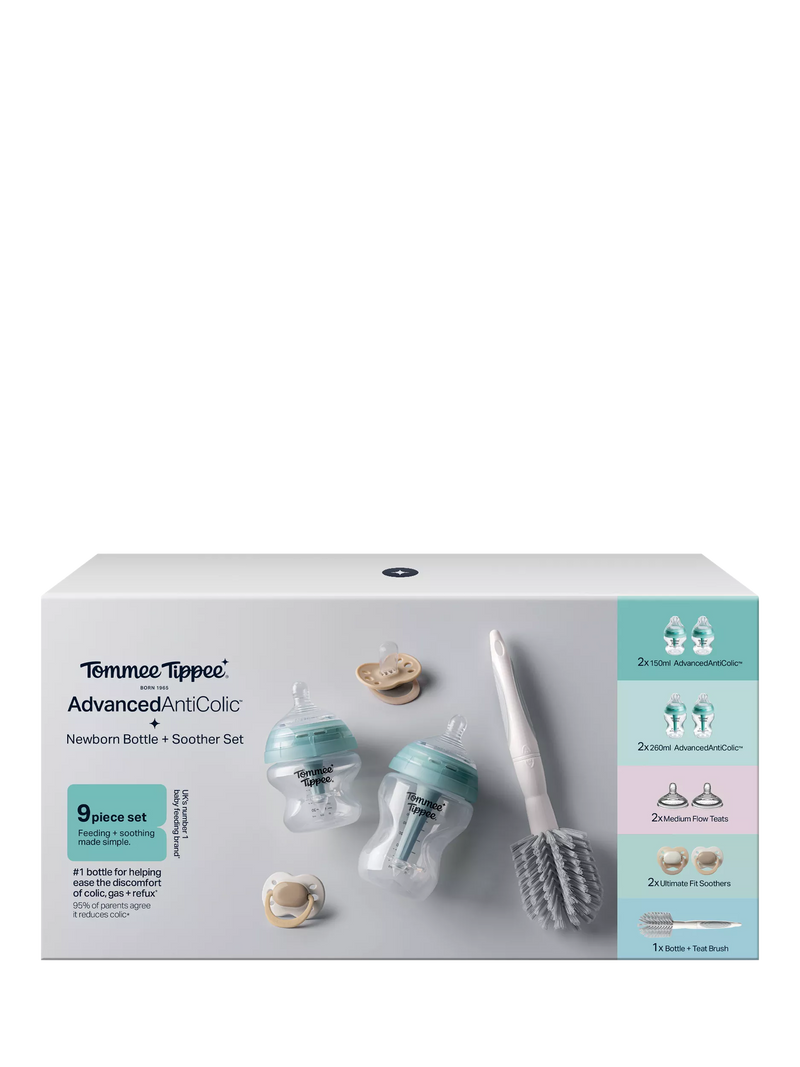 Tommee Tippee Advanced Anti-Colic Baby Bottle Newborn Starter Kit (British brand)