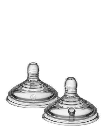 John Lewis Tommee Tippee Natural Start Medium Flow Baby Bottle Teats Pack of 2- Buy online at McGrocer