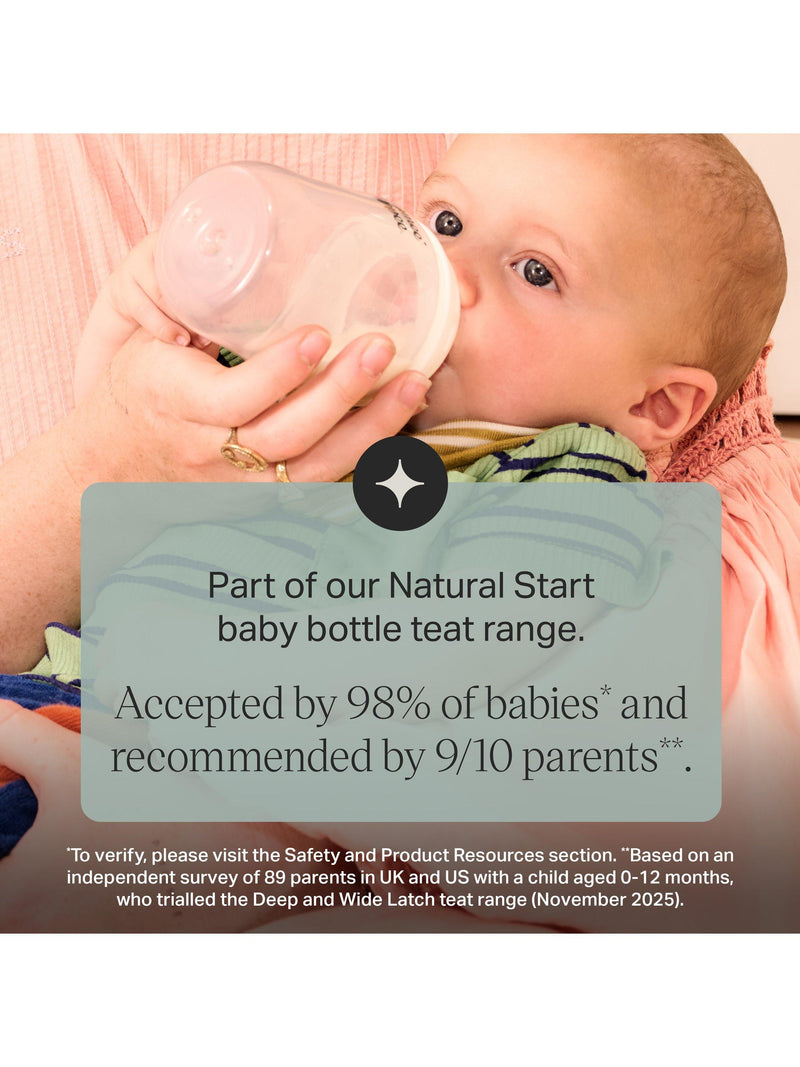 Tommee Tippee medium flow baby bottle teats pack of 2 (British brand)