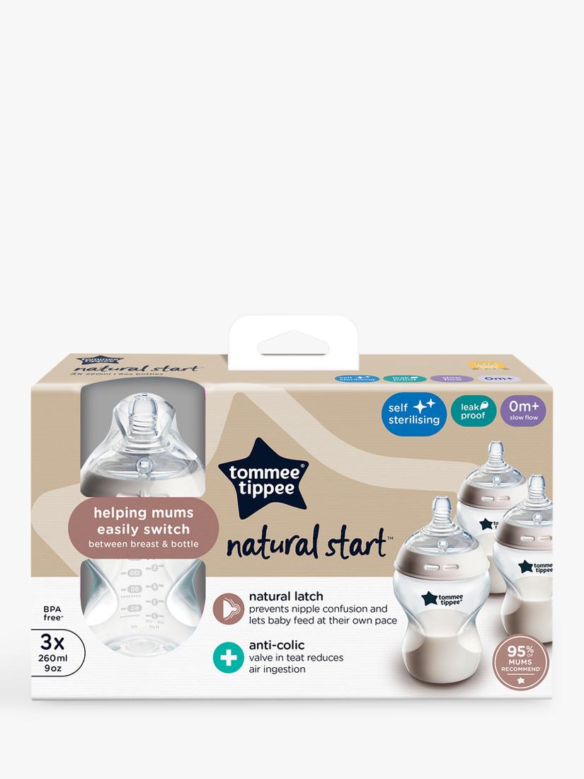 Tommee Tippee baby bottle with slow flow teats 260ml (British brand)