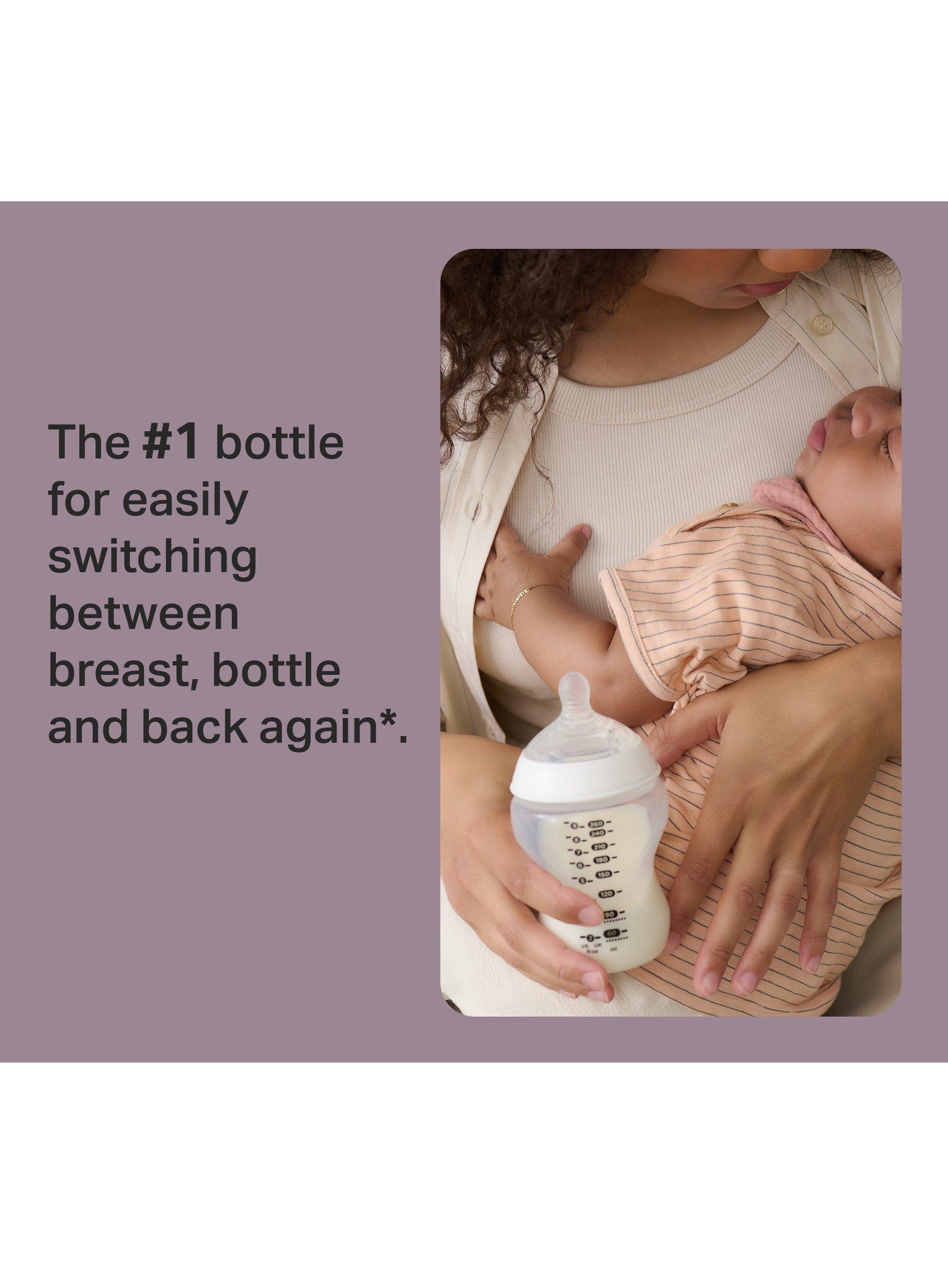 Tommee Tippee baby bottle with slow flow teats 260ml (British brand)