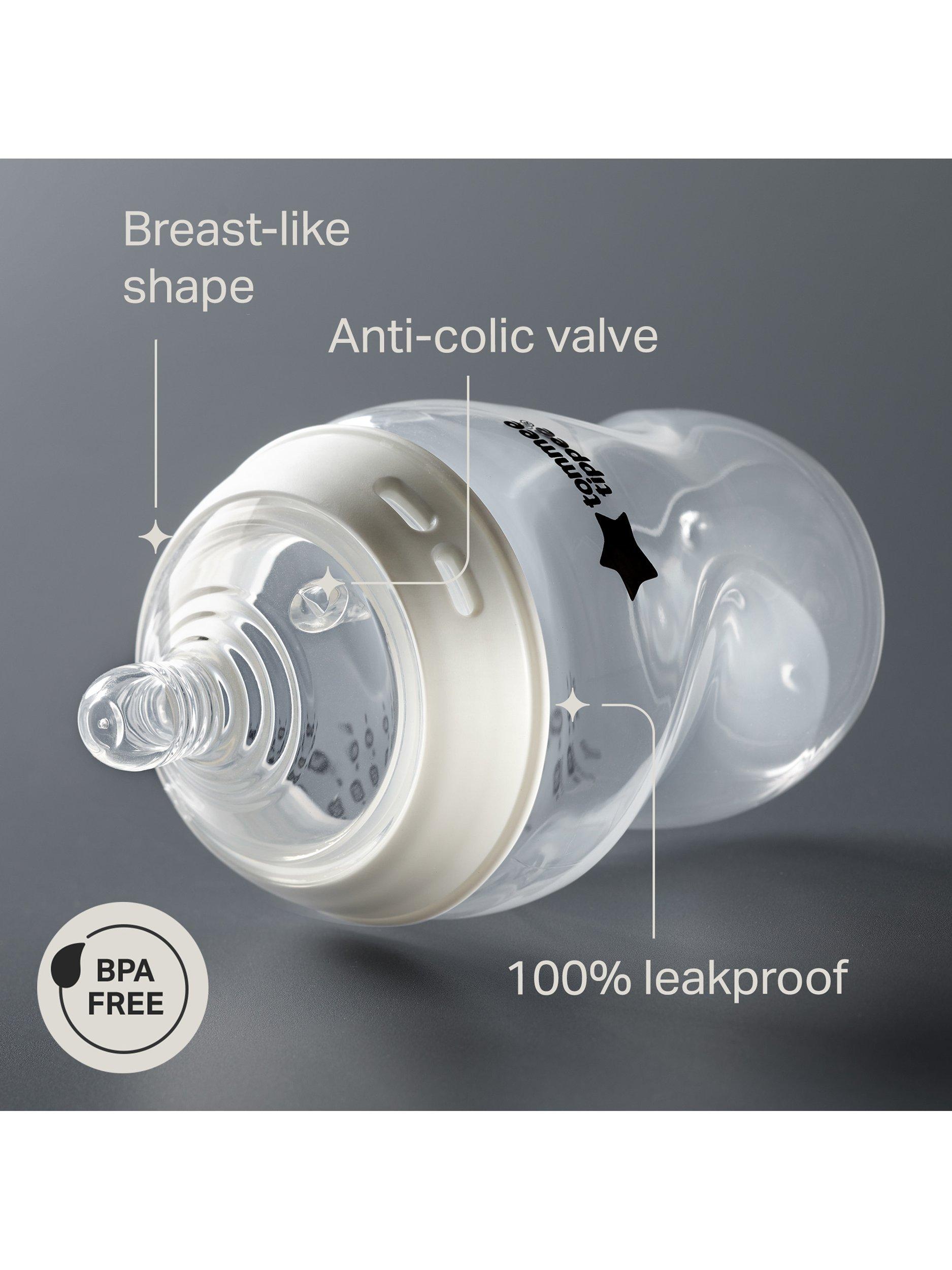 Tommee Tippee baby bottle with slow flow teats 260ml (British brand)