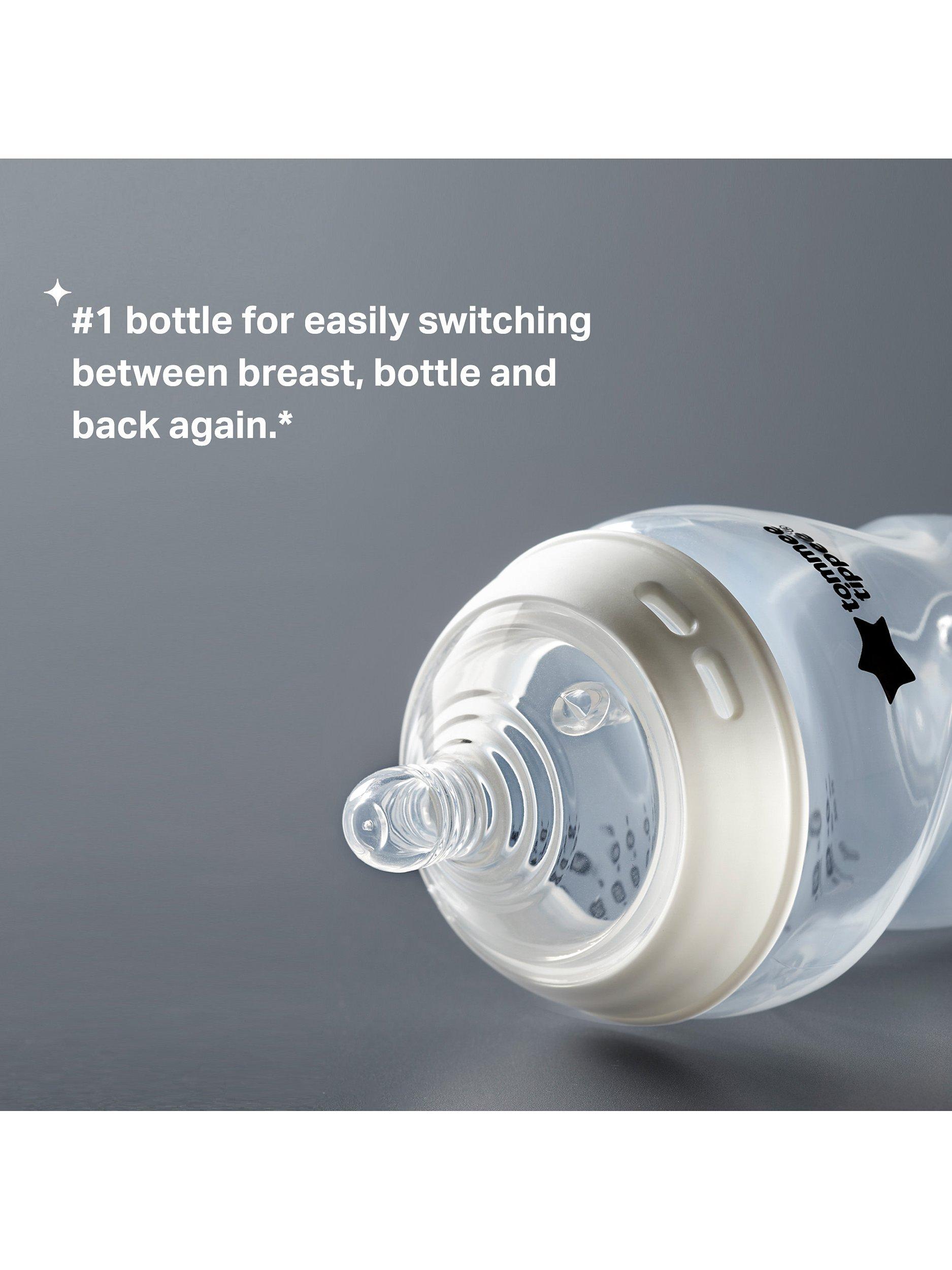 Tommee Tippee baby bottle with slow flow teats 260ml (British brand)