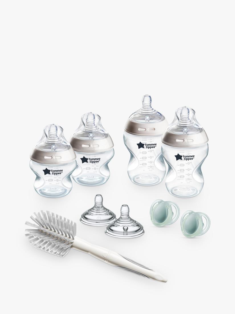 Tommee Tippee Natural Start baby bottle kit Muted with 150ml and 260ml bottles (British brand)