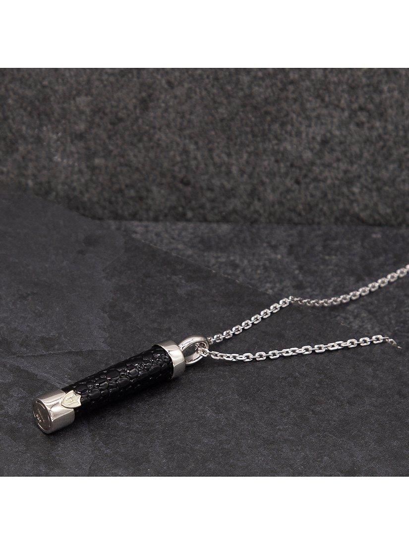 Hoxton London men's leather pendant necklace, UK version